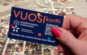 Hämeenlinnan kaupungin museoiden vuosikortti.